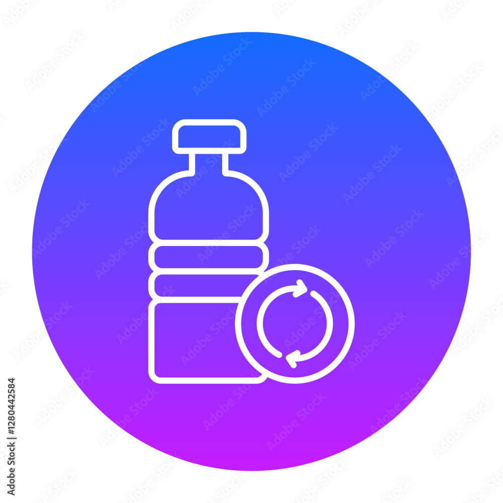 Fototapeta premium Reusable Bottle Icon