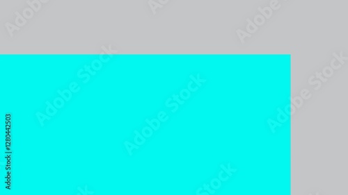 blue board on a gray background is slowly getting bigger
