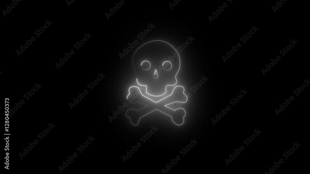 Abstract Neon Hard Danger Background Animation, corsair cranium, danger , Neon danger sign 4K video . Abstract Neon Hard Danger Background Animation, corsair cranium, danger , Neon danger sign 4K video .