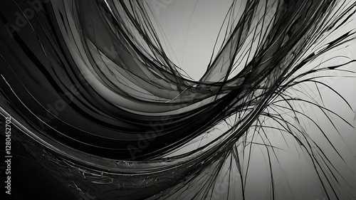 Abstract black background design for displaying products and general merchandise.
