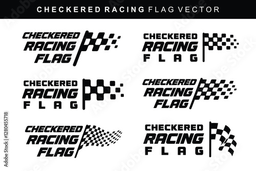 Wallpaper Mural race flag vector, racer flag set Torontodigital.ca