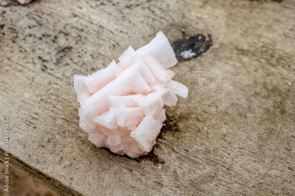 salt cristal on sale at honesty market shop in desert, near Cape Cross, Namibia