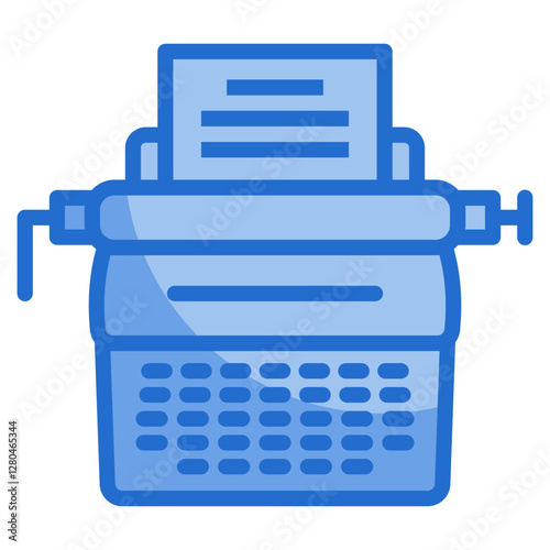 Typewriter Icon For Design Element