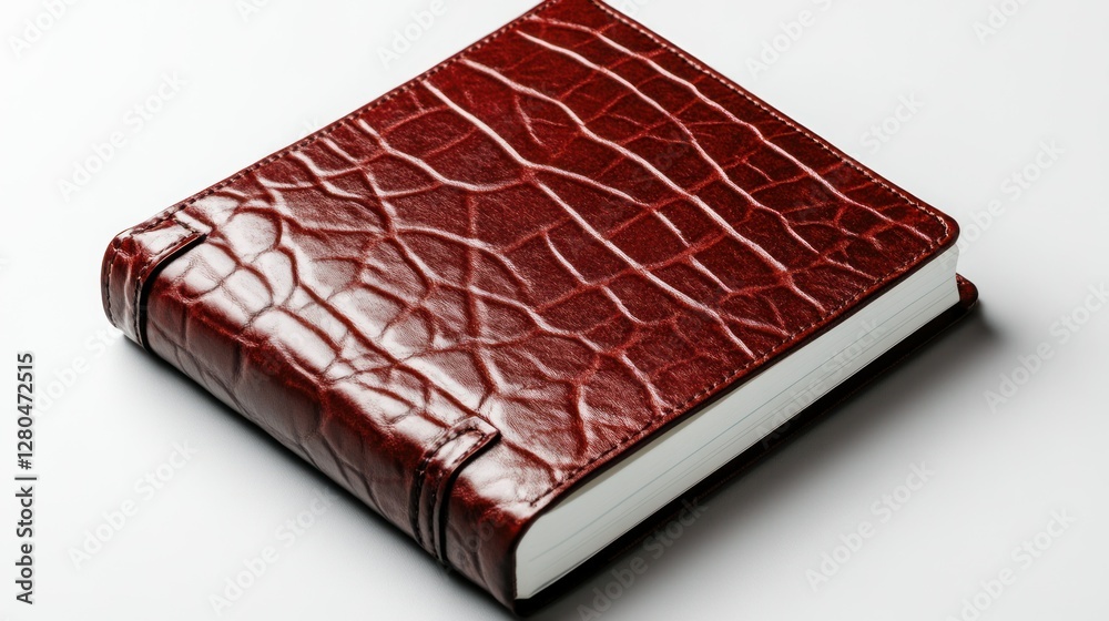Professional image of a notebook with a seamless white background, perfect for branding, packaging, and advertising Professional image of a notebook with a seamless white background, perfect for branding, packaging, and advertising