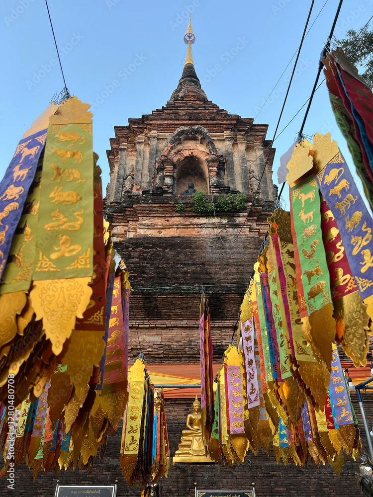 Wat Lok Moli buddhist temple in Chiang Mai