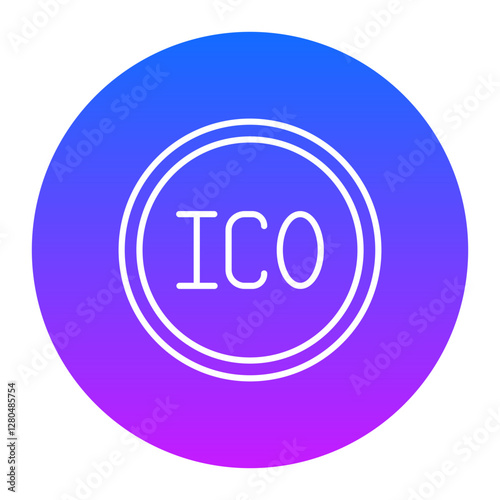 Initial Coin Offering Icon