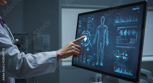 woman holding digital tablet