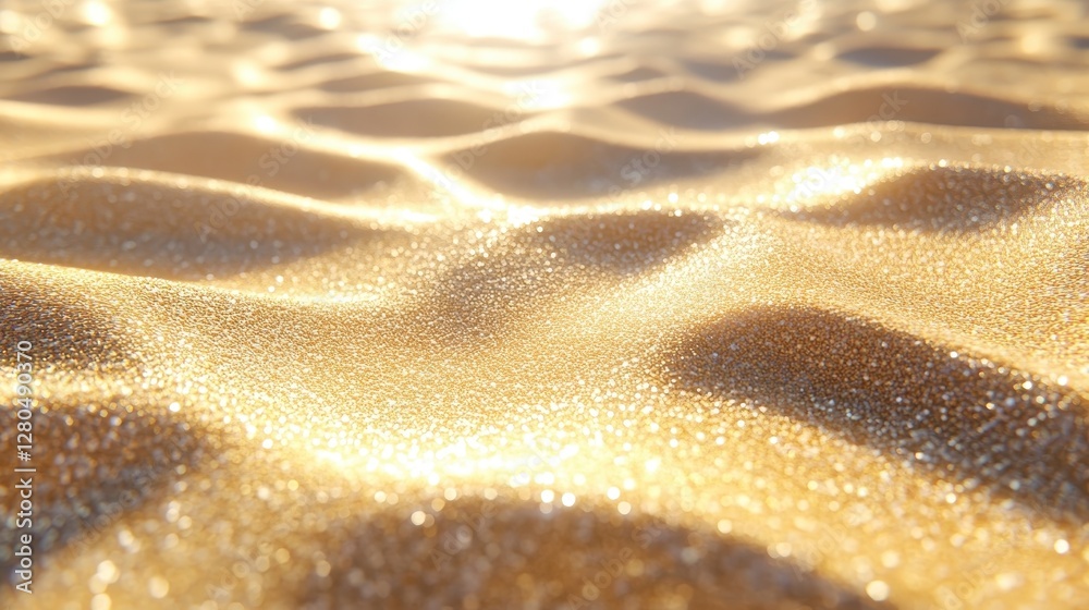 Golden Sand Texture Closeup Golden Sand Texture Closeup