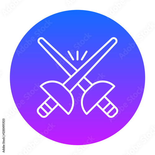 Fencing Tournament Icon