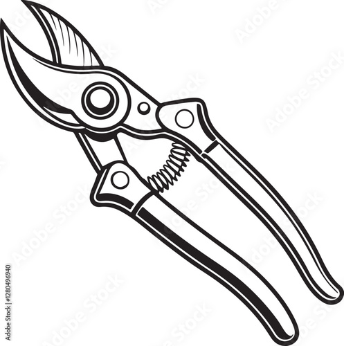 Pruners Rustic Tool for Gardening