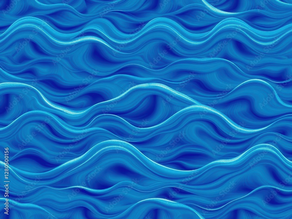 Abstract Blue Wave Background Abstract Blue Wave Background