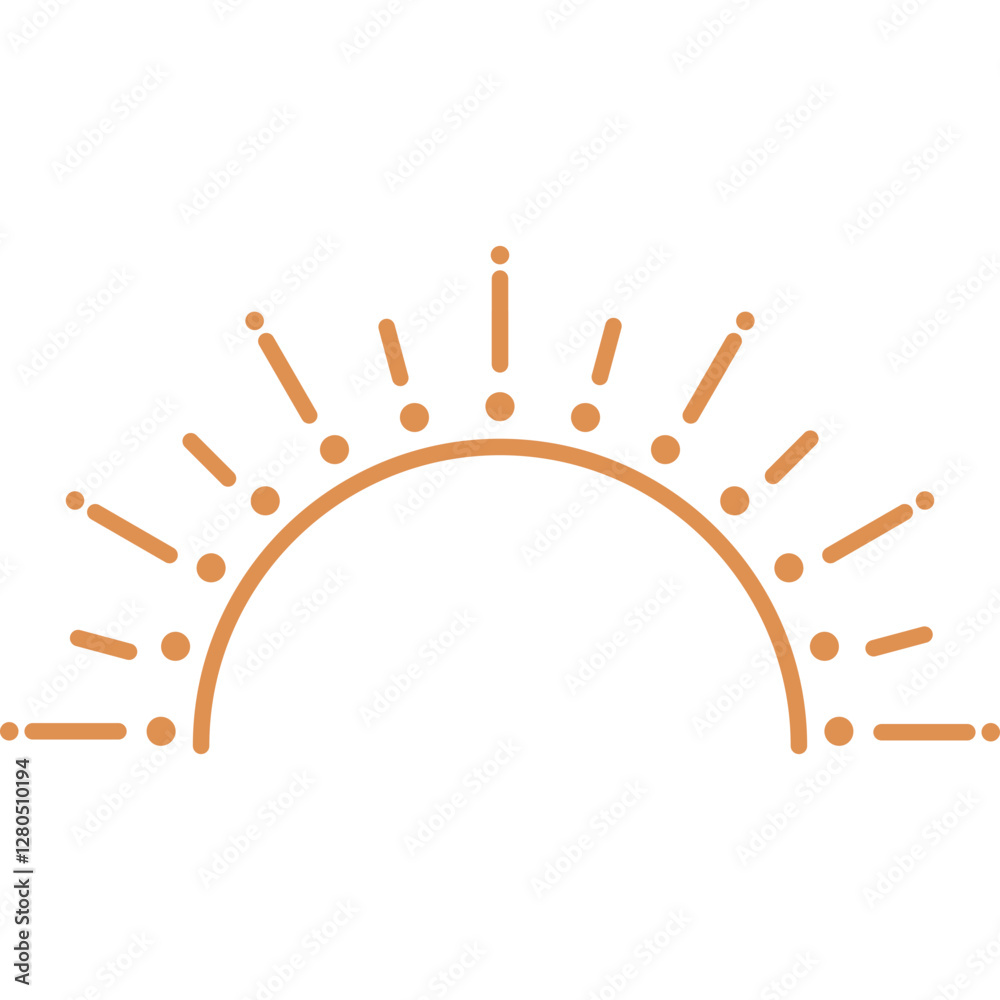 Fototapeta premium Bohemian Sun Art