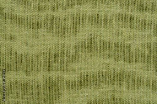 A close-up, full-frame shot of finely textured olive green fabric, showing a consistent weave pattern