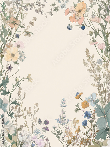 Watercolor floral decoration background generative ai.

Keywords language: English

