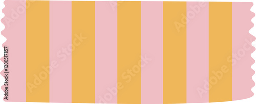big stripes hand drawn decorative masking tape patterned for collage and scrapbooking illustration vector, paper