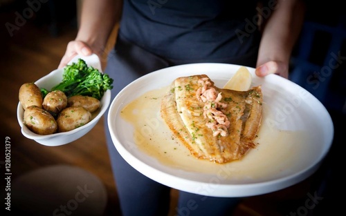 Fototapeta Naklejka Na Ścianę i Meble -  Food from a gastro pub