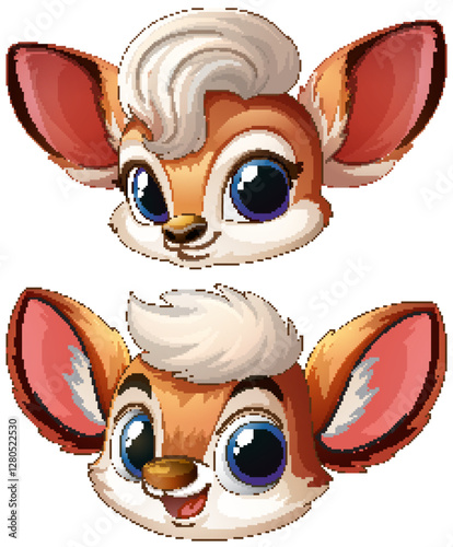 Adorable Cartoon Baby Animals