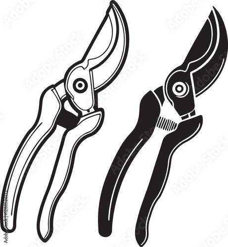 Pruners Rustic Tool for Gardening
