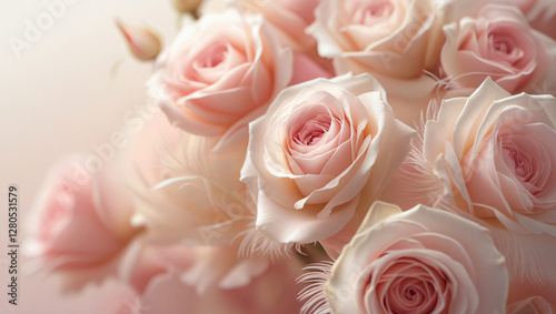 Roses as a background