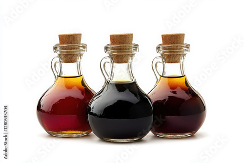 Soy sauce isolated on white background.