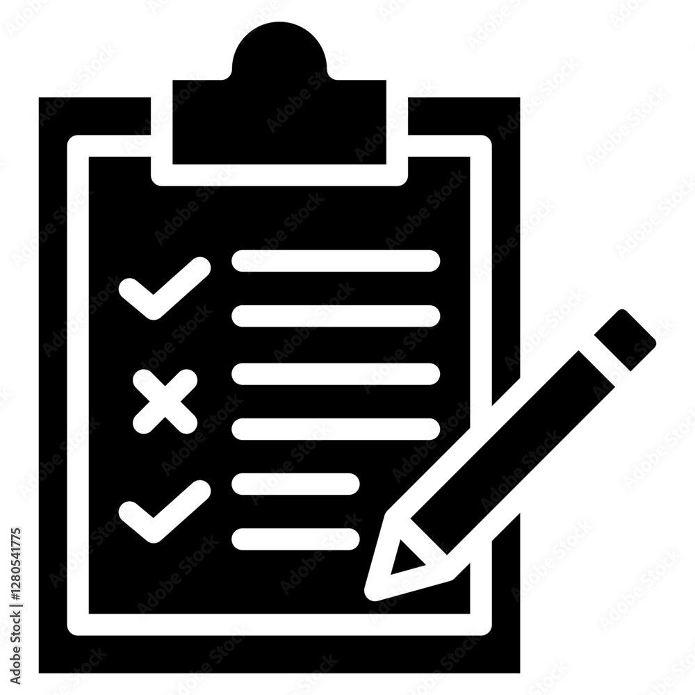 Exam Paper Icon Exam Paper Icon
