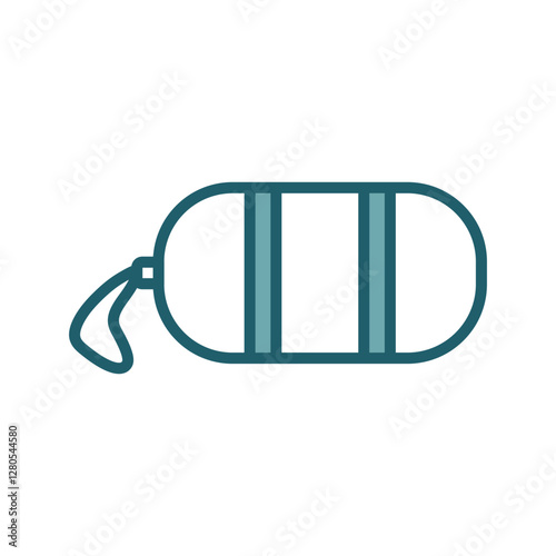 sleeping bag icon vector design template simple and clean