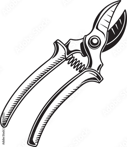 Pruners Rustic Tool for Gardening