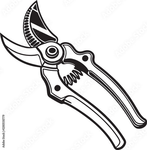 Pruners Rustic Tool for Gardening