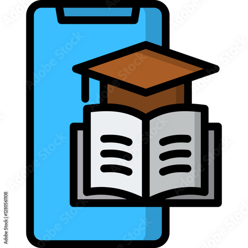 Mobile Learning Icon
