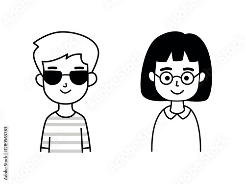 Cute Cartoon Character Vector