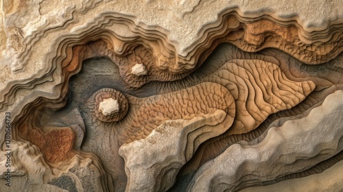 Wallpaper Mural A scenic desert with intricate patterns of sand, shaped by the forces of nature. Torontodigital.ca
