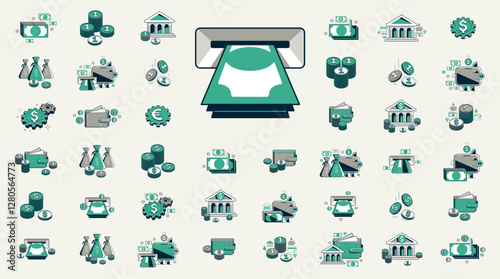 Business and finance vector...