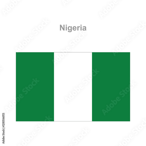Free Download Nigeria flag. Vector illustration of the national flag - GFXLoad