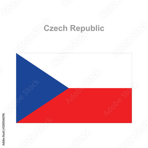 Free Download Czech Republic flag. Vector illustration of the national flag - GFXLoad