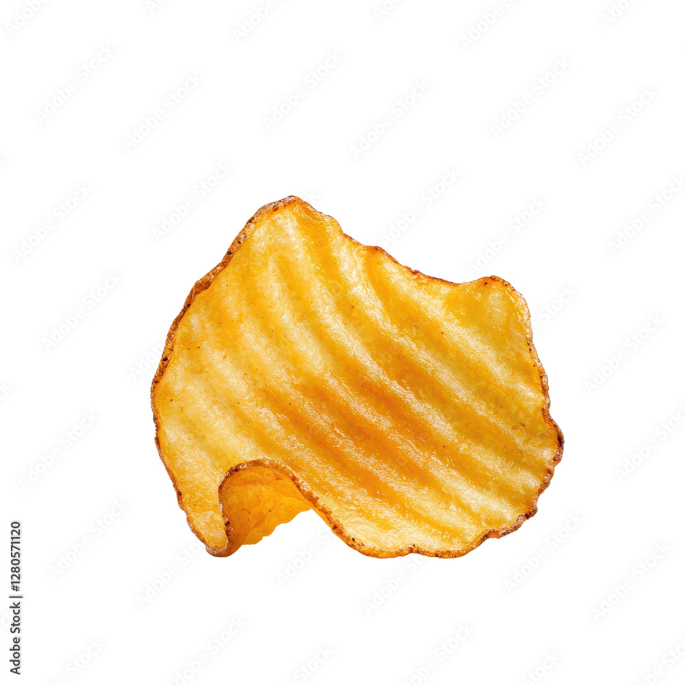 Crispy Golden Potato Chips Laid Out on a Dark Black Background for Delicious Snack Food Presentation Crispy Golden Potato Chips Laid Out on a Dark Black Background for Delicious Snack Food Presentation