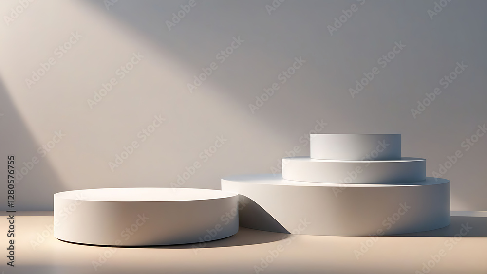 Title: podium with spotlights Title: podium with spotlights