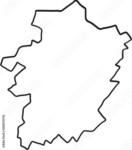 Limbourg Contour Région Province Belgique Vector