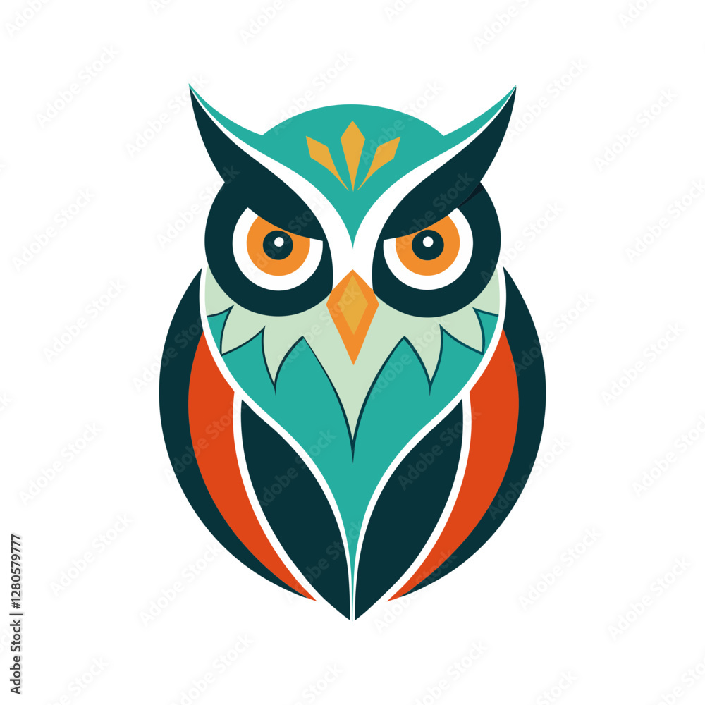 Abstract decorative Owl vector illustration Abstract decorative Owl vector illustration