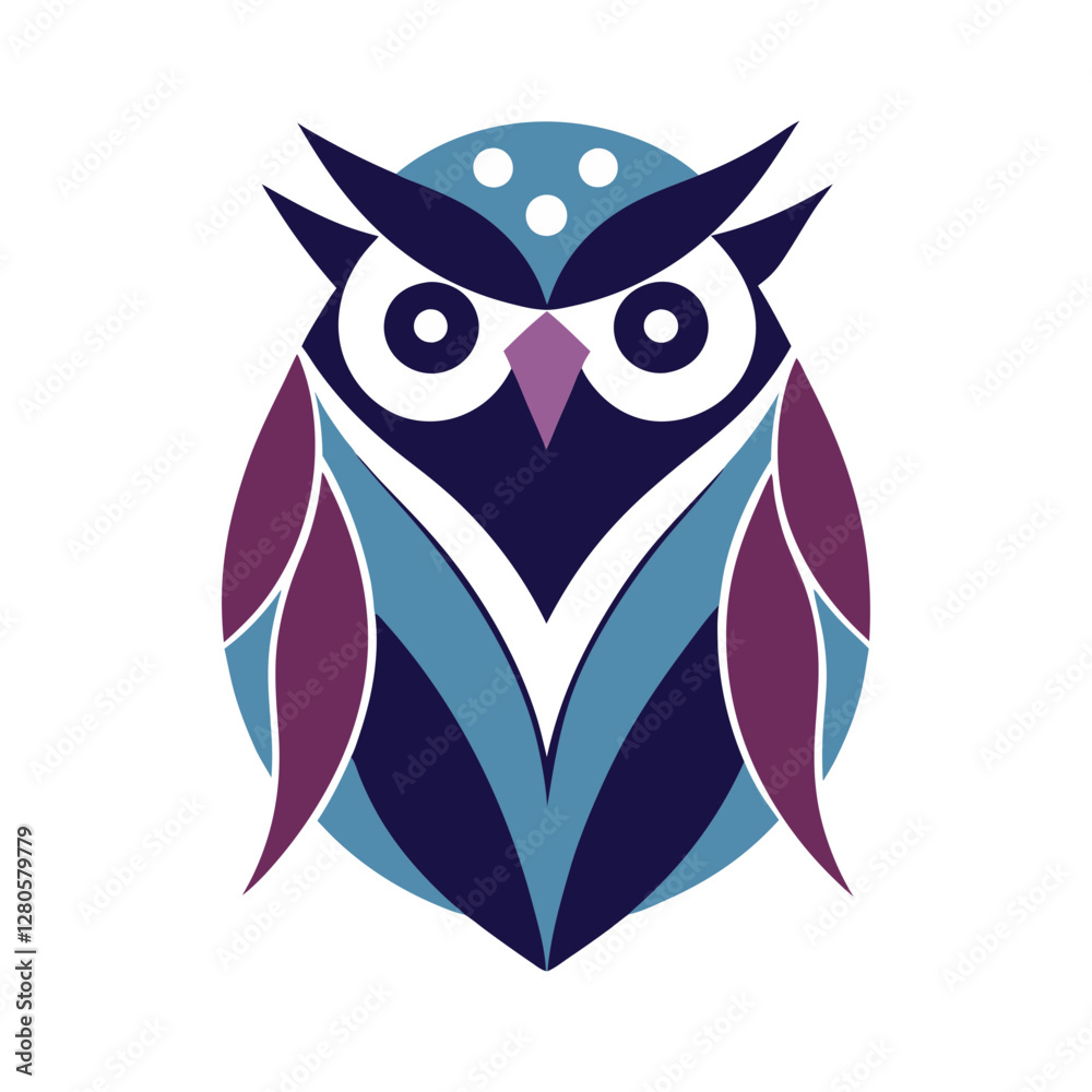 Abstract decorative Owl vector illustration Abstract decorative Owl vector illustration
