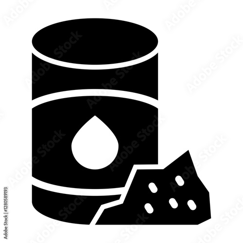 Raw Materials Vector Glyph Icon Design