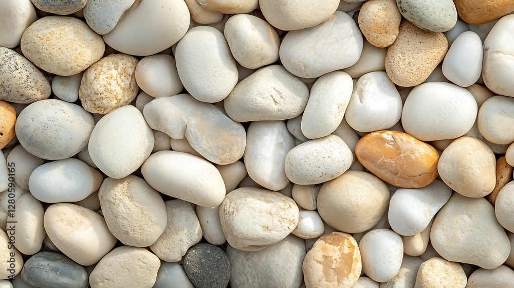 White stones creating a natural background with a unique texture White stones creating a natural background with a unique texture