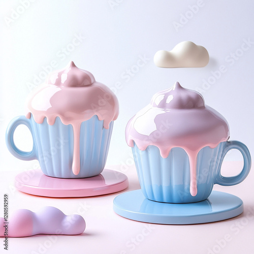 cupcake with pink frosting