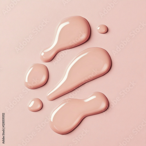 nail polish on white