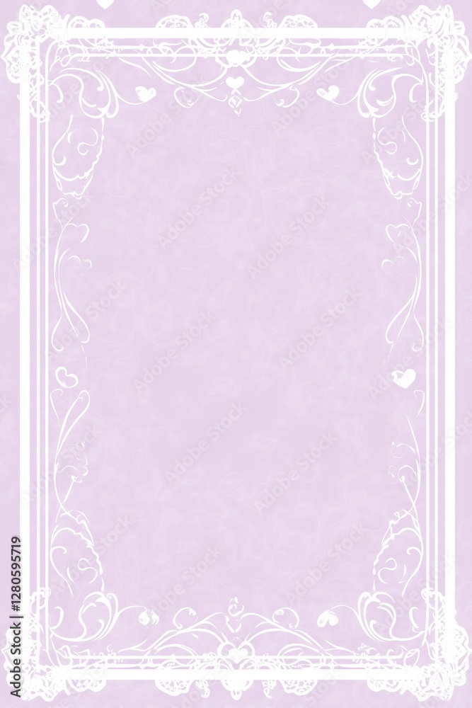 Abstract lace borders flower accents background poster template Abstract lace borders flower accents background poster template