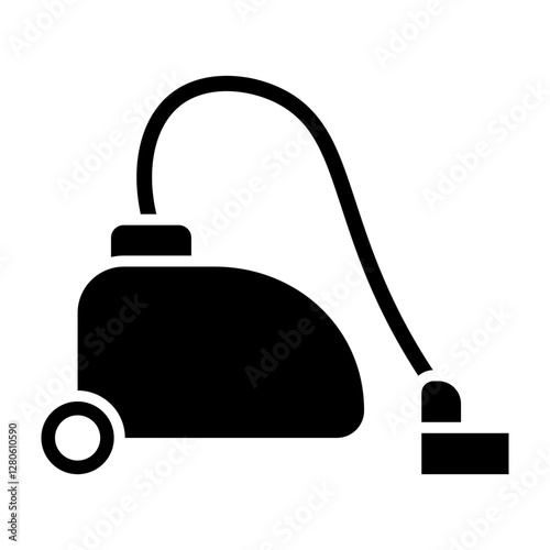 Cleaning Vector Glyph Icon Design