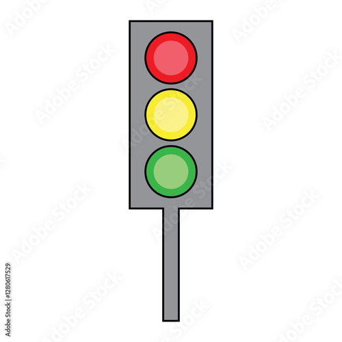 traffic light icon vector illustration