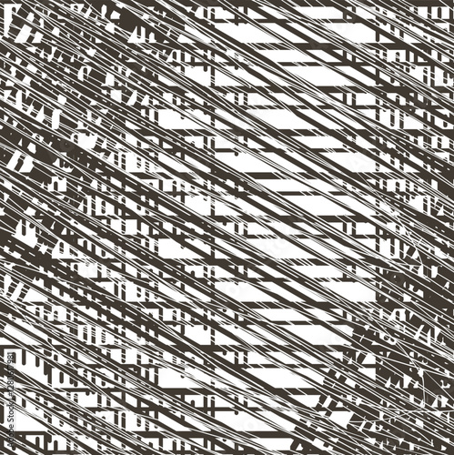 Striped dense texture or a wall with jagged shapes.