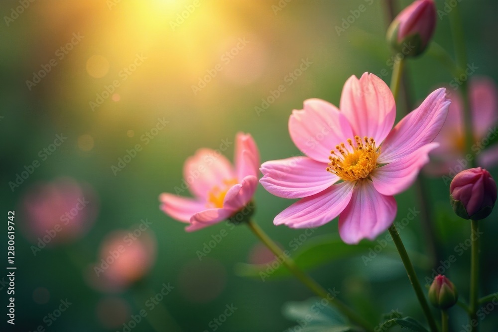 Soft focus, bokeh lights, delicate flowers, elegant typography, subtle, flowers Soft focus, bokeh lights, delicate flowers, elegant typography, subtle, flowers