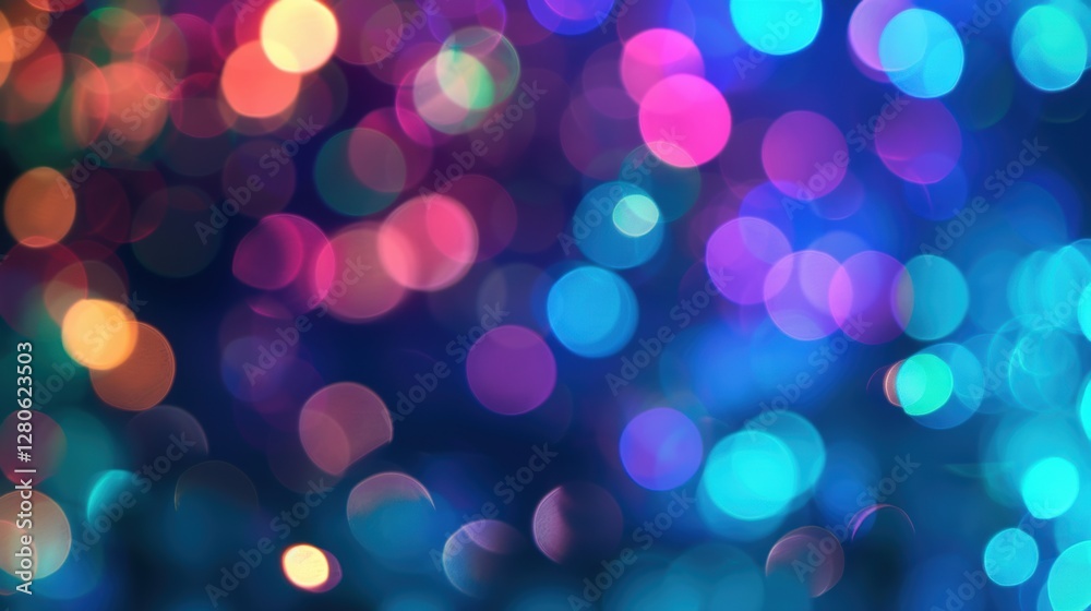 Fototapeta premium Mesmerizing Abstract Kaleidoscope of Colorful Lights