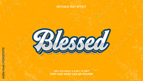 The text effects are blessed with a classic style that can be edited
